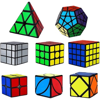 Qiyi ชุดของเล่นรูบิคปริศนา 2x2x2 3x3x3 4x4x4 5x5x5 สําหรับเด็ก