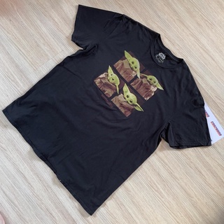 เสื้อยืดคอกลมเสื้อยืด STAR WARS Baby YodaS-4XL