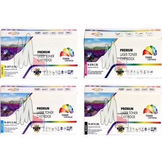 TN-267 พร้อมส่ง ครบชุด หมึกชุดสี BK,C,M,Y หมึกคุณภาพดี สำหรับ บราเดอร์ HL-L3270CDW , DCP-L3551CDW , MFC-L3750CDW , tn267