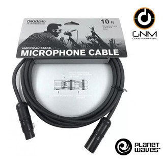 DAddario® สายไมโครโฟน 3 เมตร รุ่น American Stage Instrument Cable PW-AMSM-10