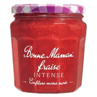 BONNE MAMAN Strawberry intense 335 g / แยมบอนน์มาม็องรสสตรอเบอร์รี อินเทนซ์ ขนาด 335 กรัม