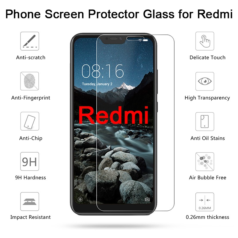 เคสโทรศัพท์มือถือลายการ์ตูนสําหรับ Xiaomi Mi Redmi Note 6x8 7 Mix 2 S 8 T 8 8 A 9 Cc 9e Pro 6a 5 A 6 Pro Plus Mi A 2 Liteฟิล์มกระจกนิรภัยโฟกัส