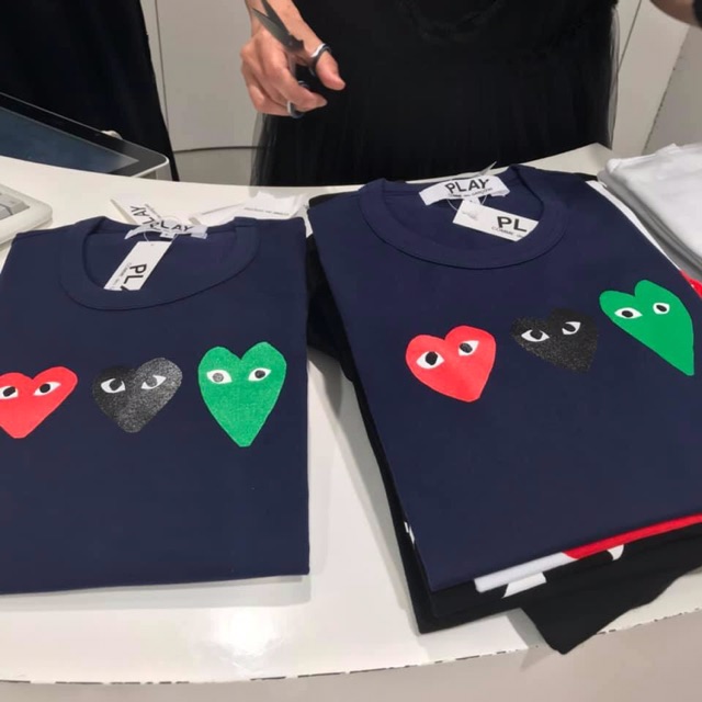 (ใหม่และแท้💯%) เสื้อ PLAY COMME des GARCONs Men ไซส์ มาใหม่❗️📍พร้อมส่งทันที📍 - รูปที่ 3
