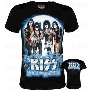 KISS Roxx/Maxx ร็อควงเสื้อเชิ้ตไซส์ M L }eA