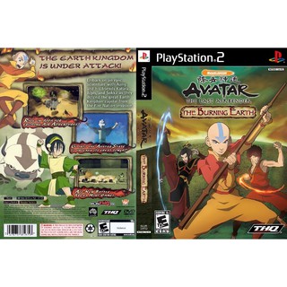 AVATAR THE BURNING EARTH [PS2 US : DVD5 1 Disc]