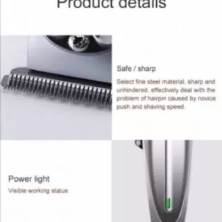 Kemei KM1949 ปัตตาเลี่ยนตัดผม แบตตาเลียนตัดผม Clipper Trimmer คุณภาพดีมาก ใบตัดละเอียด 0.45-0.8MM. แบบชาร์จไฟฟ้า