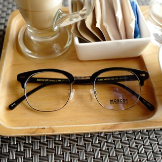 Moscot Yukel สีดำ มอสคอส รุ่น ยูเคล แว่นตาวินเทจ กรอบแว่นสายตา