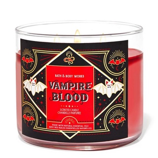 เทียนหอม Bath &amp; Body Works กลิ่น Vampire Blood  , Rose + Patchouli , gingham , Lemoncello , Graphite