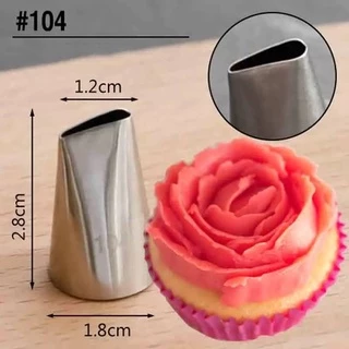 หัวบีบครีมเบอร์ 104 หัวบีบกลีบกุหลาบ PETAL TUBES ขนาดเล็ก