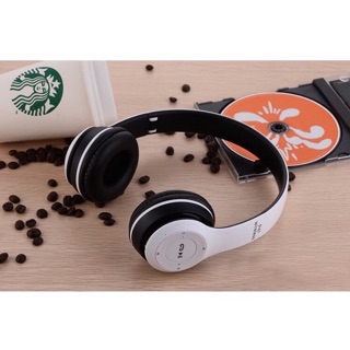 หูฟังครอบหูไร้สาย รุุ่่น P-47 ใส่สบายหู ราคาเกินคุ้ม เชื่อมต่อ Bluetooth 4.1 รองรับวิทยุ FM / Micro SD Card