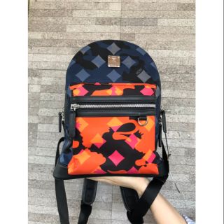 MCM Dieter Backpack in Munich Lion Camo Eden