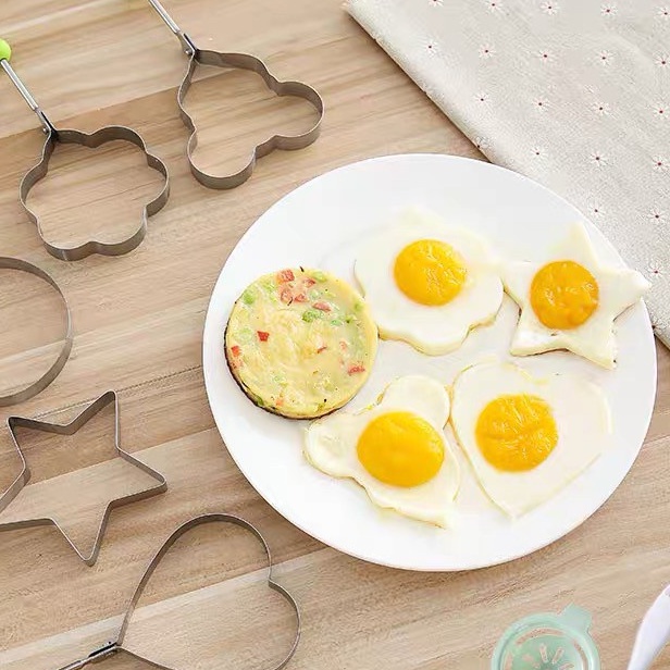 แม่พิมพ์ทอดไข่ เเพนเค้ก น่ารักสุดๆ แบบสแตนเลส แม่พิมพ์ครัวทำอาหาร ไข่ดาว ไข่เจียว 30069 the10shop. ราคา ถูกที่สุด ดีลบีเคเค แกลเลอรีภาพที่ 9