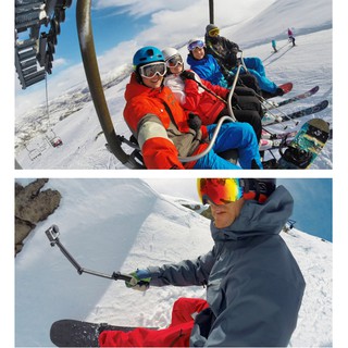 ไม้  Selfie Pole 3-Way เป็นอุปกรณ์ GoPro ที่สามารถปรับเปลี่ยนรูปแบบได้มากถึง 3 รูปแบบ ด้ามยาง