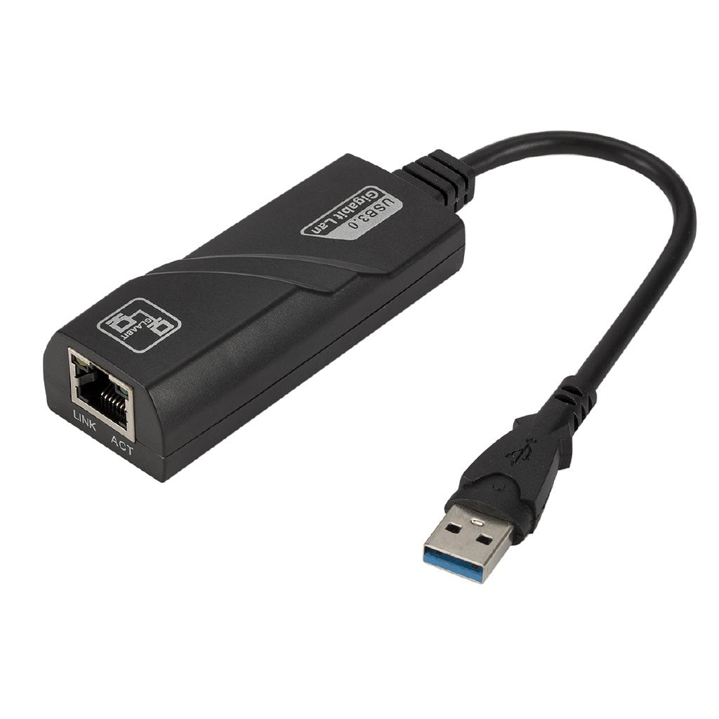 อะแดปเตอร์ USB 3.0 to Gigabit Ethernet RJ45 LAN ( 10 / 100 / 1000 ) Mbps Network Card