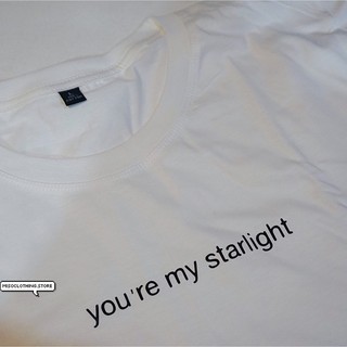 "starlight" เสื้อยืดสกรีน สวมใส่สบาย