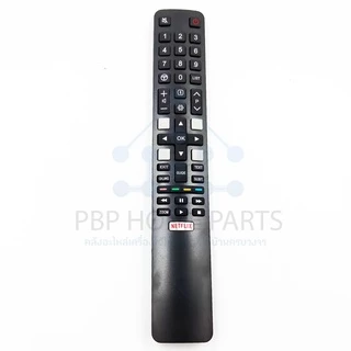 รีโมททีวี TCL Smart TV จอ 4K ใช้กับรีโมทรูปทรงแบบนี้ ใช้ได้ทุกรหัส รุ่น 4K เป็นสมาร์ททีวี รีโมททีซีแอล พร้อมส่ง! ราคาถูก