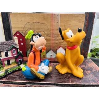 Goofy and Pluto โมเดลงงๆ และออมสินหมาจอมกวน งานแท้