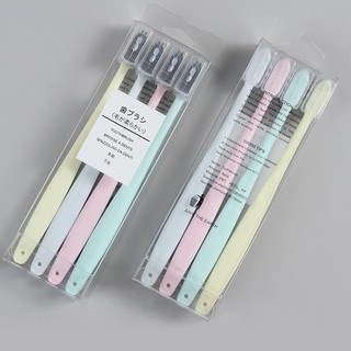 MUJI แปรงสีฟันมูจิ แพ็ค 4