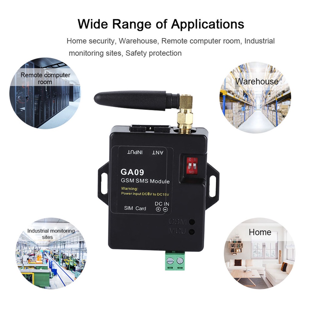 Tool Mini 8 CH Home Security GSM Alarm System with Intelligent Design and Wireless SMS Call