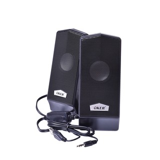 OKER Speaker M6 สีดำ USB Speaker 550W P.M.P.O