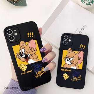 เคสโทรศัพท์มือถือแบบนิ่มเนื้อด้านสําหรับ Huawei Y5 2017 Y6 2018 Y7 2019 Y9 Pro Prime Y5P Y6P Y7P Y8P Y6S TJ-1