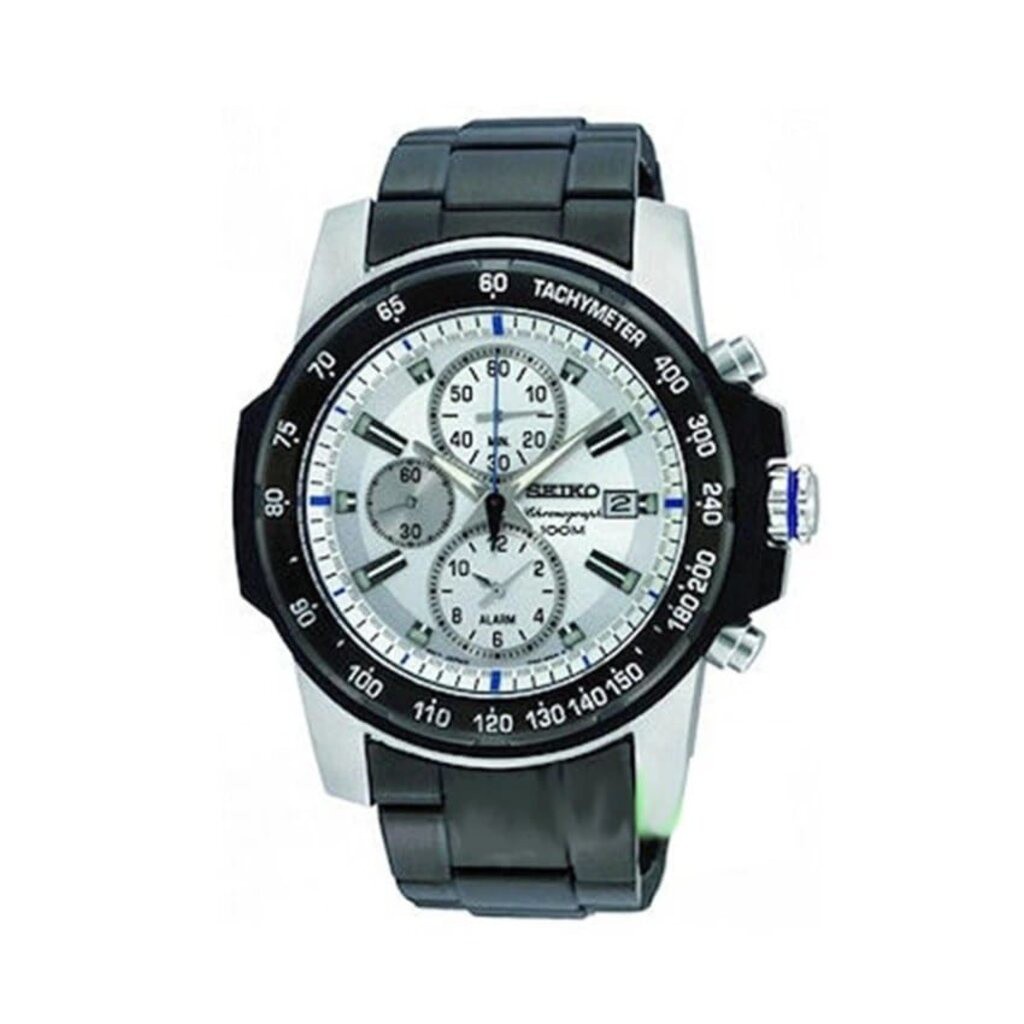 Seiko Criteria Limited Edition 1000pcs นาฬิกาข้อมือผู้ชาย สีดำ/ขาว สายสเตนเลส รุ่น SNAD19P1