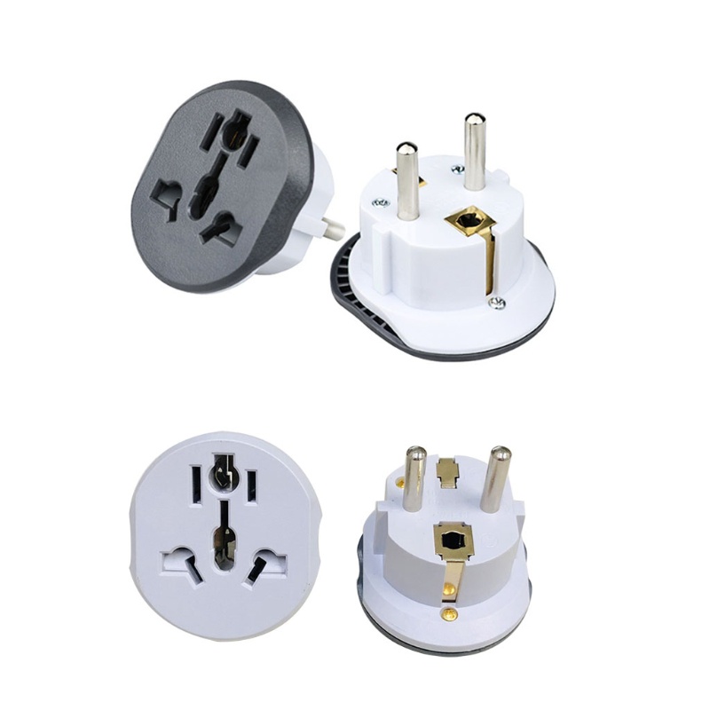 Queen Europe Germany Travel Plug Adapter International Power Adaptor Eu Plug to US Plug Converter Ad