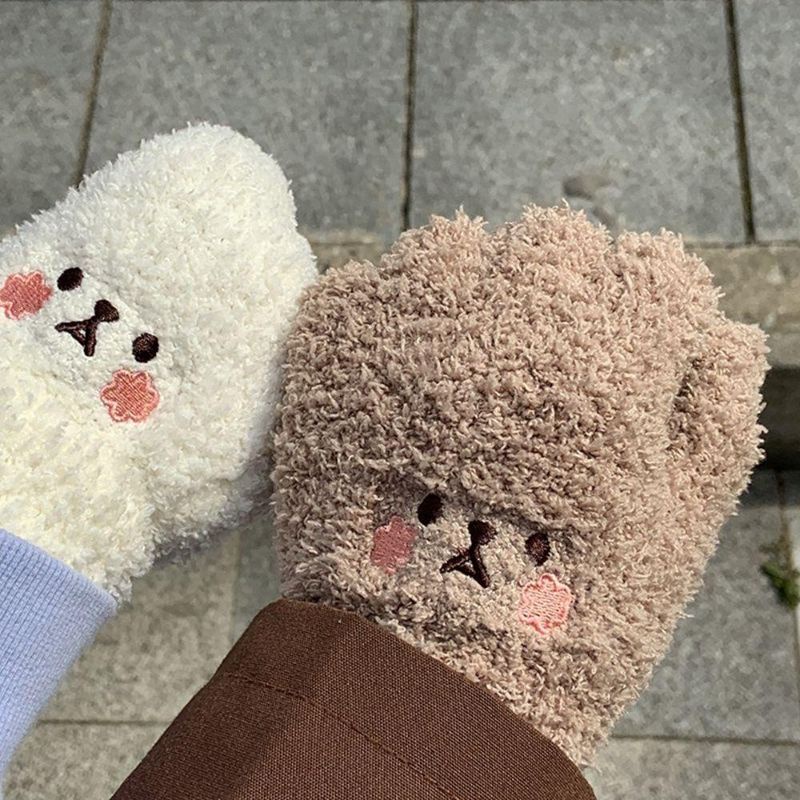 ส่งด่วน ถุงมือกันหนาว หน้าน้องแกะน้อย