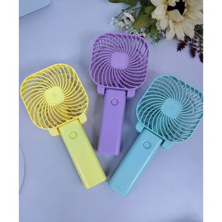 พัดลมพกพา พัดลมด้ามจับ พับได้USB Mini Fan รุ่น SQ-218