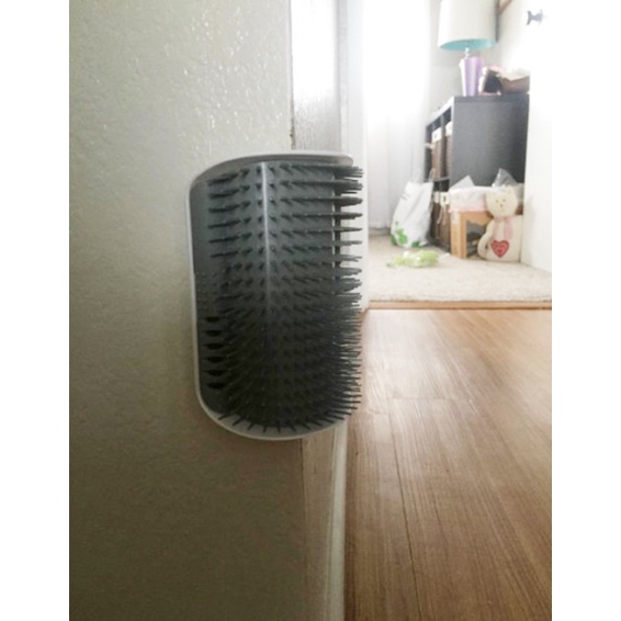 PP-119 แปรงนวดสัตว์เลี้ยง สุนัข หมา แมว หวีขน ติดผนัง Petbrush ⭐️พร้อมส่ง⭐️