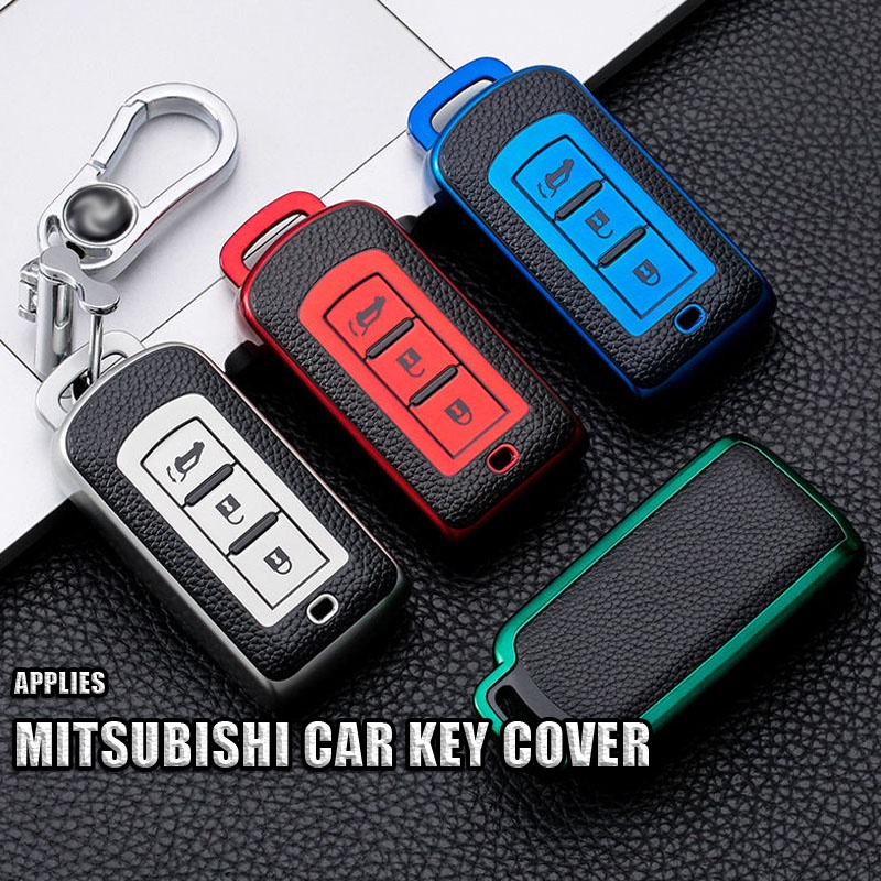 เคสรีโมตกุญแจรถยนต์ หนัง TPU อุปกรณ์เสริม สําหรับ Mitsubishi Pajero Outlander ASX Eclipse Cross Montero 2023 Xpander ของแต่งรถยนต์  พวงกุญแจ