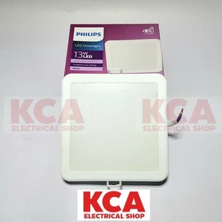 PHILIPS โคมไฟดาวน์ไลท์ฝังฝ้าเหลี่ยม Panel LED 9W 13W 17W รุ่น MESON ((กล่องยับบ้าง)) สินค้าล้างสต็อค