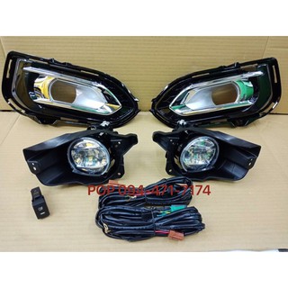 ไฟตัดหมอก HONDA JAZZ 2018 LED ทรง MUGEN
