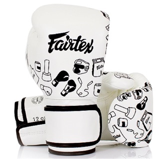 นวมชกมวย Fairtex BGV14 ลาย Street art หนัง Syntek Leather
