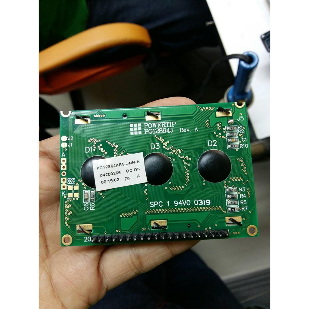 YY การเข้ากันได้สากลใหม่PG12864J REV.A PG12864ARS-JNN-A 1 94V0 0319