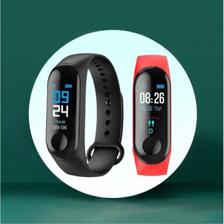 (Stock now ) M3 Smart Watch IP67 Waterproof Fitness Tracker Heart Rate For Xiao Mi IOS Andriod