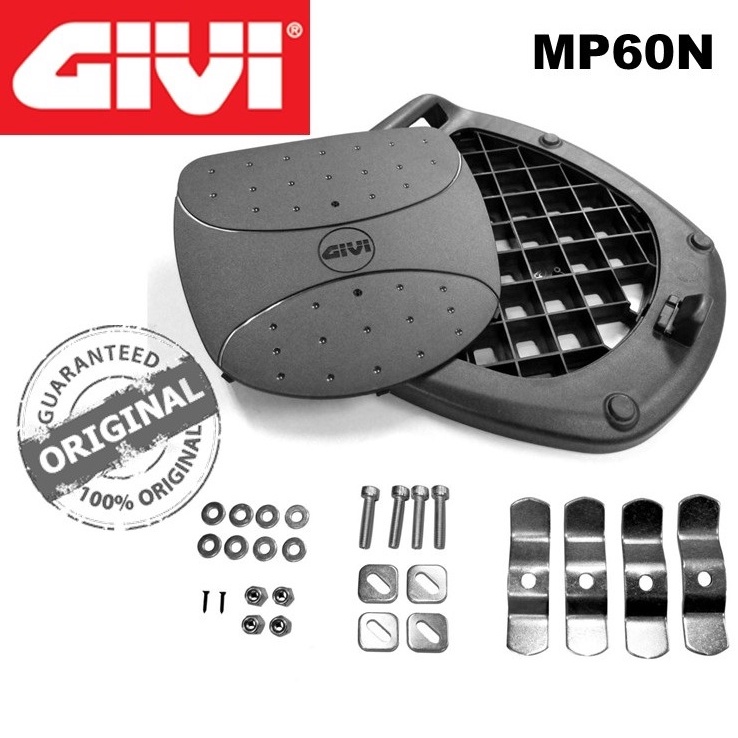 Givitrack box PLATE + Bracket + Screw Set ( BASE PLATE/TAPAK box MP60N Universal Givi Top box Rack kaki box