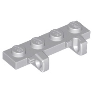 Lego part (ชิ้นส่วนเลโก้) No.44568 / 51483 Hinge Plate 1 x 4 Locking Dual 1 Fingers on Side