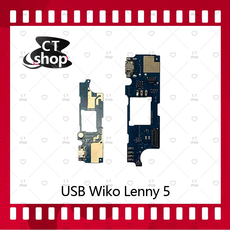 สำหรับ Wiko Lenny 5/Wiko W K400 อะไหล่สายแพรตูดชาร์จ แพรก้นชาร์จ Charging Connector Port Flex Cable（