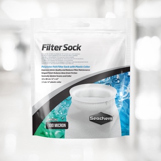 Seachem Filter Socks 100 micron welded 17.5×40.5cm.