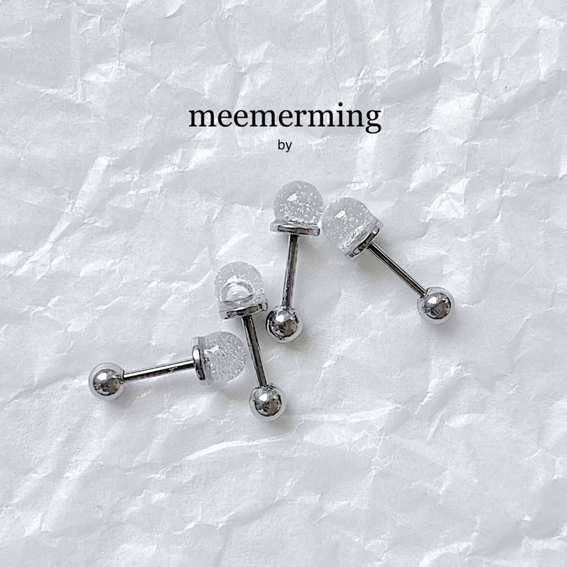 air bubble piercing จิวหู ฟองอากาศ - meemerming - ThaiPick