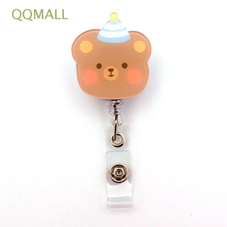 Qqmall คลิปหนีบป้ายชื่อ ลายการ์ตูน หมุนได้ 360 องศา สีแคนดี้ คุณภาพสูง สําหรับสํานักงาน โรงเรียน