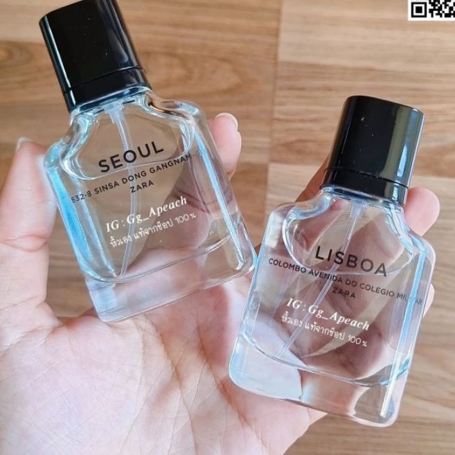 พร้อมส่ง น้ำหอมZara Seoul + Lisboa (ขนาด 30ml)