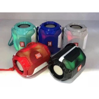 ลำโพงบลูทูธMini T&G TG162 ลำโพงบลูทูธ มีไฟLEDปรับไฟได้ รองรับ FM/USB/MicroSD พกพาง่ายใช้งานสะดวก