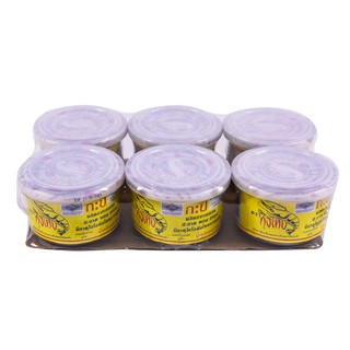 🔥สินค้าขายดี!! กุ้งไทย กะปิ 200 กรัม x 6 กระปุก Kung Thai Shrimp Paste 200 g x 6 Pcs