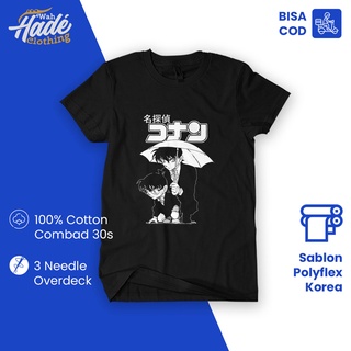 เสื้อยืดฤดูร้อนhotเสื้อยืด ผ้าฝ้าย 100% พิมพ์ลายการ์ตูนอนิเมะ Detective CONAN Distro Combed 30s สไตล์ญี่ปุ่น สําหรับผู้ช