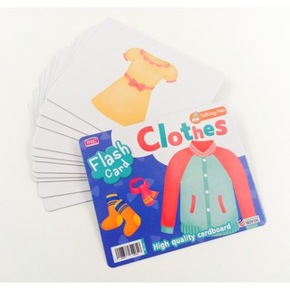 MISBOOK การ์ด Flash Card - Clothes