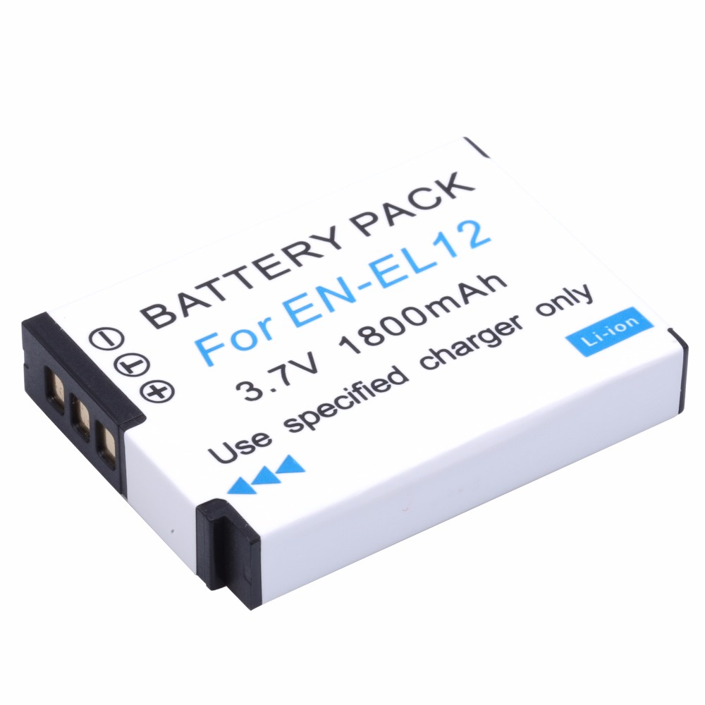 3x Akku Für Nikon CoolPix S610, S620, S630 U.a. – 1000 MAh, 3,7 V, Ersatz Für EN-EL12
