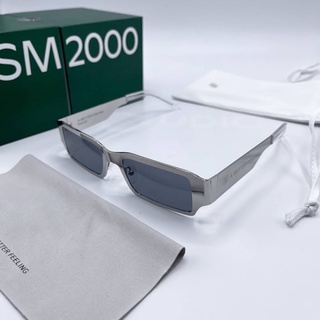 แว่นตา GSM2000 x A BETTER FELLING GLASSES แวานตาสายแฟชั่น อะไหล่สีเงิน