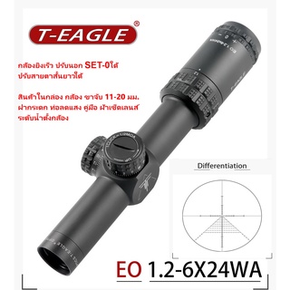 กล้อง กันน้ำ กันกระแทก TEAGLE EO 1.2-6X24WA สินค้าแท้ รับประกัน 1 ปี